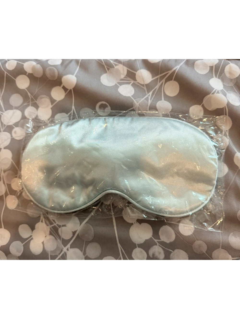 Satin Light Blue Sleeping Eye Mask Brand New